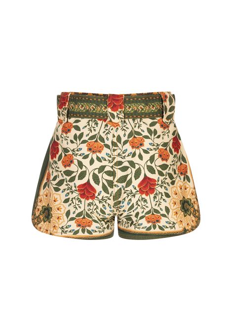 Shorts Sand Garden Tapestry FARM RIO | 332711GARDEN TAPESTRY SAND - 25050